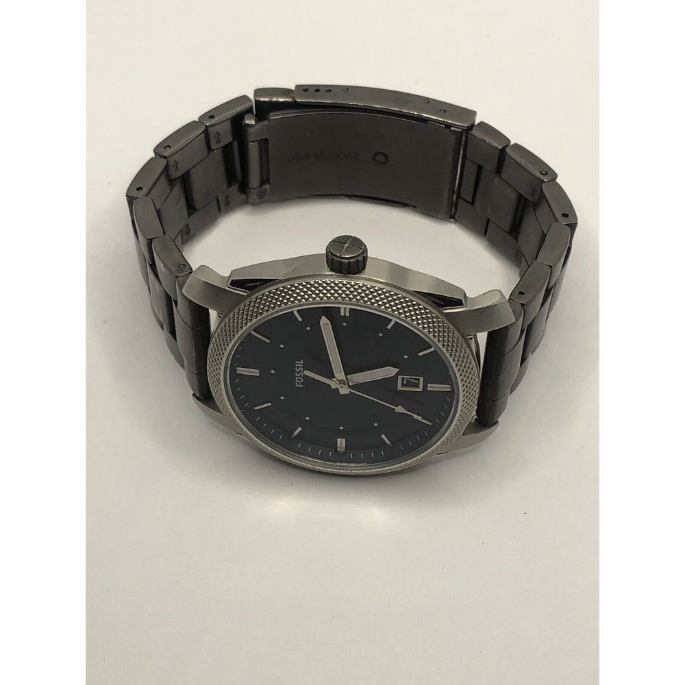 Fossil FS4774 Men's Stainless Steel Analog Black Dial Quartz Genuine Watch OP625 - Picture 7 of 9